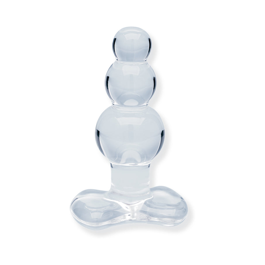 Clarity Utopian Reverie 3.6 In Anal Bead Glass Dildo