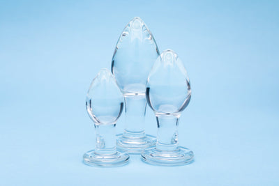 Clarity Utopian Trinity 3 PC Trainer Glass Butt Plug Set
