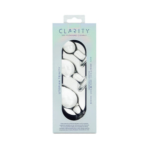 Clarity Utopian Trinity 3 PC Trainer Glass Butt Plug Set