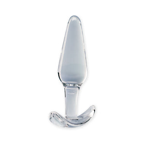 Clarity Utopian Floret 4.3 In Glass Butt Plug