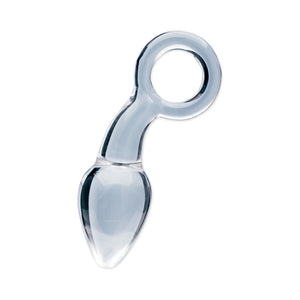 Clarity Utopian Delight 3.5 In Glass Butt Plug