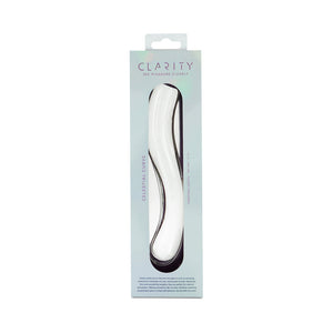 Clarity Celestial Curve 7.1 In Double Ended Glass Dildo