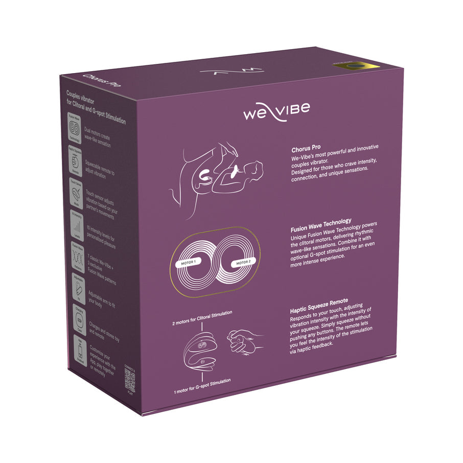 We-Vibe Chorus Pro Couples 3 Motor Vibrator with Fusion Wave Technology