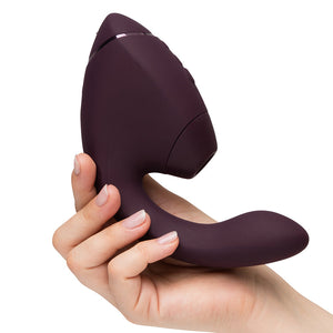 Womanizer Next Duo Silicone Rechargeable Clitoral and G-Spot Stimulator