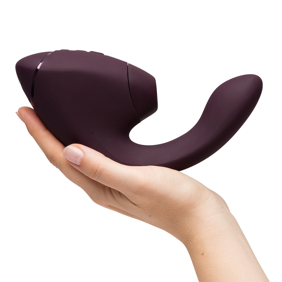 Womanizer Next Duo Silicone Rechargeable Clitoral and G-Spot Stimulator