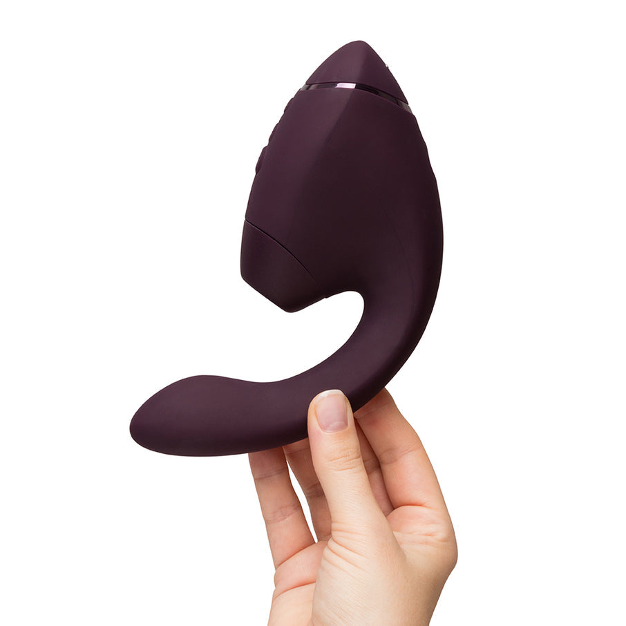 Womanizer Next Duo Silicone Rechargeable Clitoral and G-Spot Stimulator