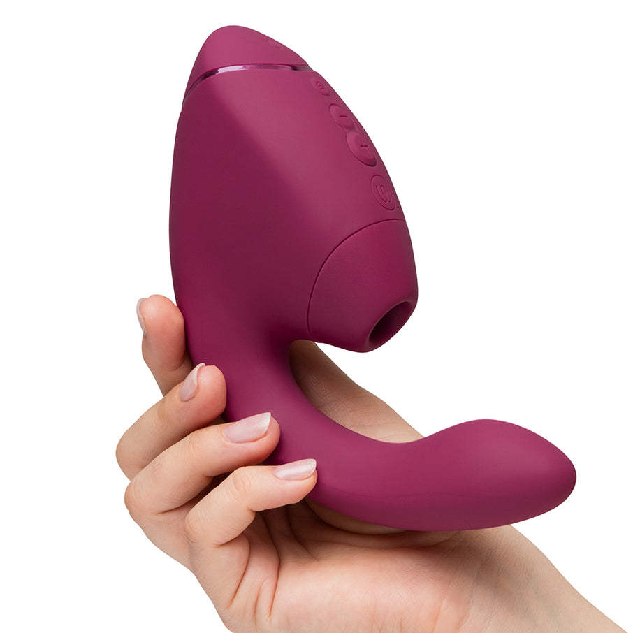 Womanizer Next Duo Silicone Rechargeable Clitoral and G-Spot Stimulator