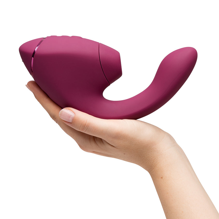 Womanizer Next Duo Silicone Rechargeable Clitoral and G-Spot Stimulator