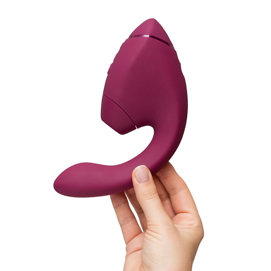 Womanizer Next Duo Silicone Rechargeable Clitoral and G-Spot Stimulator