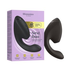 Womanizer Next Duo Silicone Rechargeable Clitoral and G-Spot Stimulator