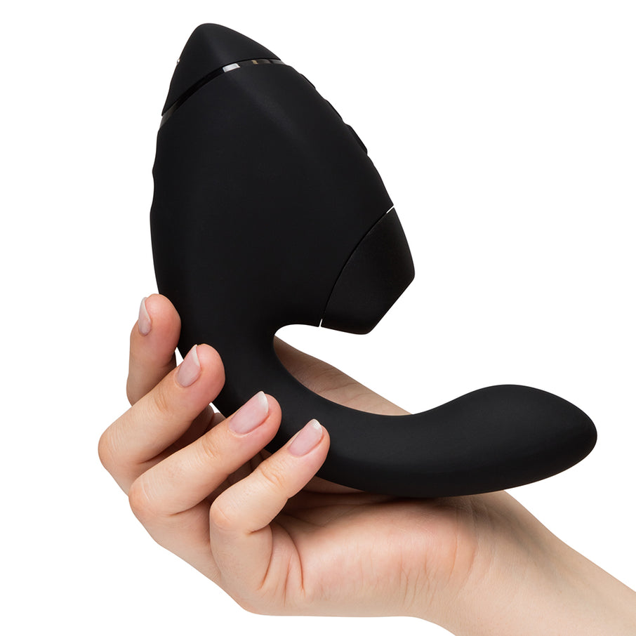 Womanizer Next Duo Silicone Rechargeable Clitoral and G-Spot Stimulator