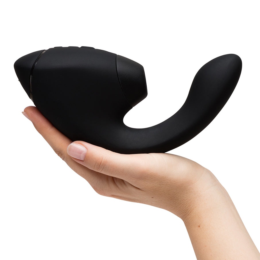 Womanizer Next Duo Silicone Rechargeable Clitoral and G-Spot Stimulator