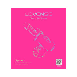 Lovense Spinel App-Controlled Portable Thrusting & Vibrating & Heating Dildo