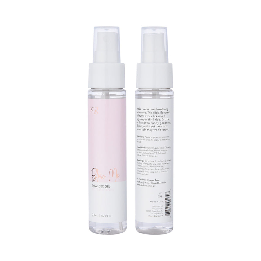 CG Blow Me Oral Sex Gel Cotton Candy 2 oz