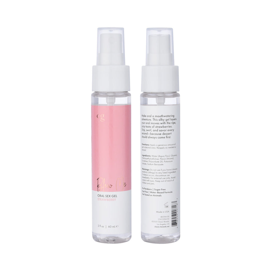 CG Blow Me Oral Sex Gel Strawberry 2 oz