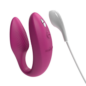 We-Vibe Sync 2 Rechargeable Silicone Couples Vibrator with Remote Control