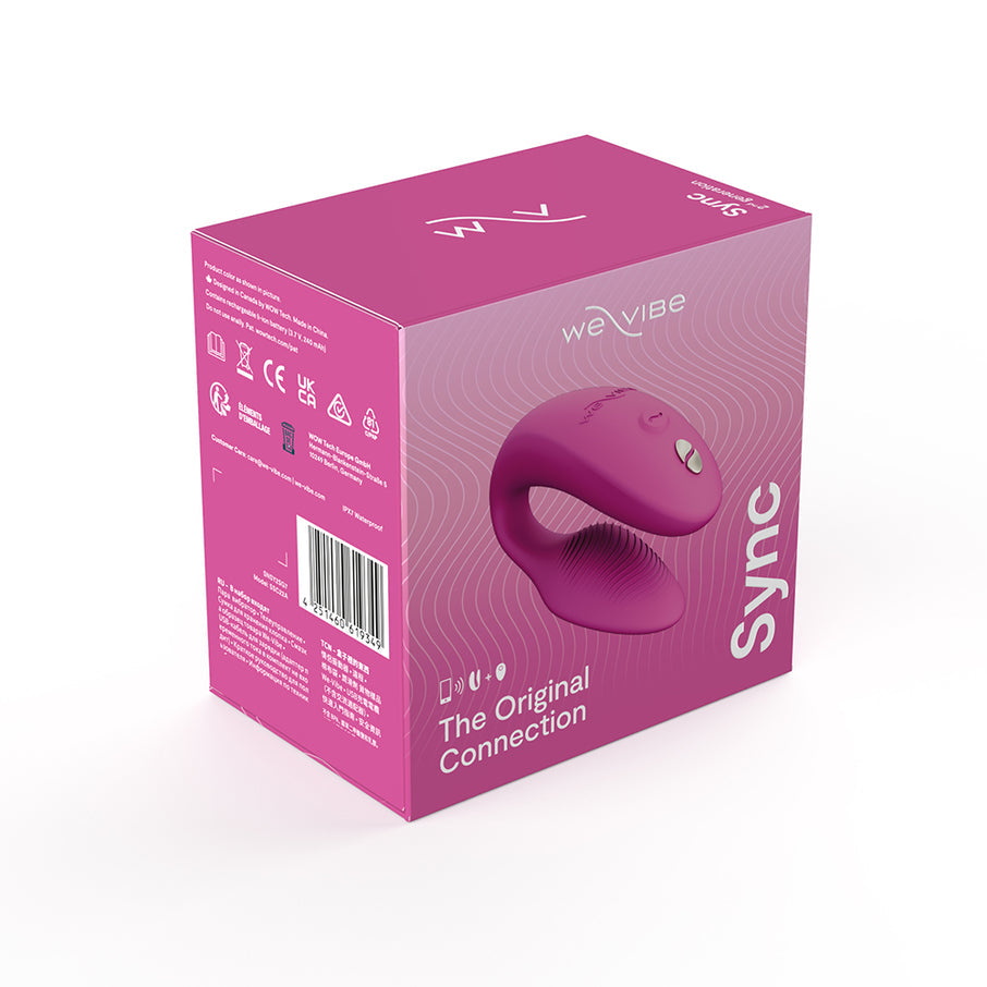 We-Vibe Sync 2 Rechargeable Silicone Couples Vibrator with Remote Control