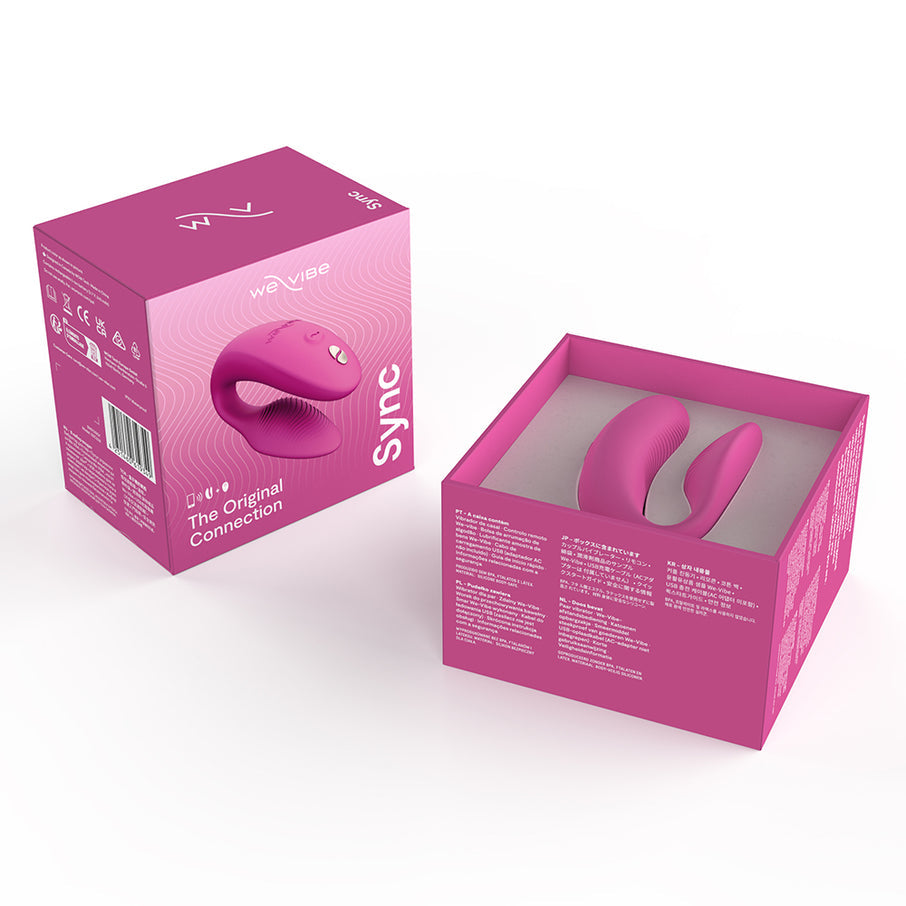 We-Vibe Sync 2 Rechargeable Silicone Couples Vibrator with Remote Control
