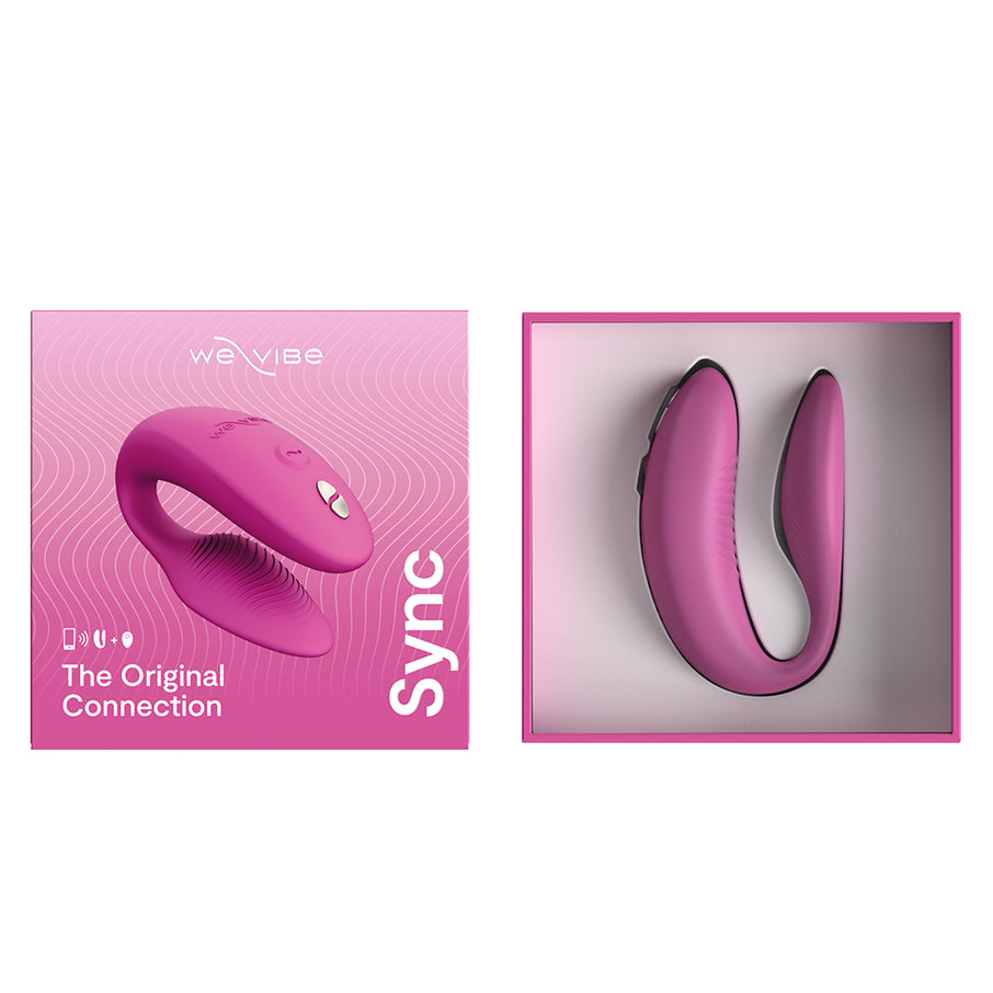 We-Vibe Sync 2 Rechargeable Silicone Couples Vibrator with Remote Control