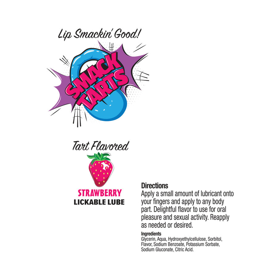 Smack Tarts Lickable Sour Strawberry Lube