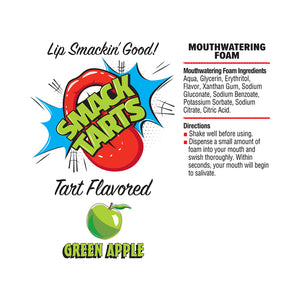 Smack Tarts Mouthwatering Foam Sour Green Apple 2.7 oz