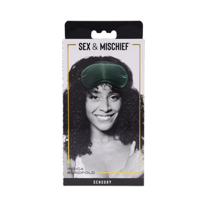 Sex & Mischief Indica Blindfold Green