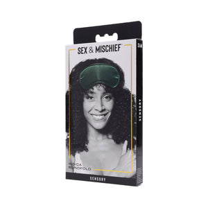 Sex & Mischief Indica Blindfold Green
