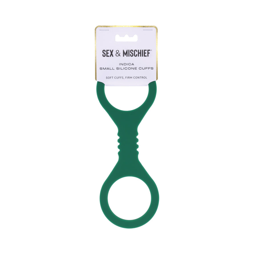 Sex & Mischief Indica Silicone Cuffs Green
