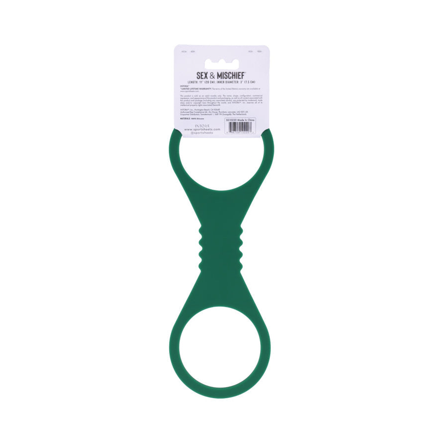 Sex & Mischief Indica Silicone Cuffs Green