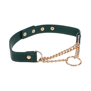 Sportsheets Sex & Mischief Indica Day Collar Green/Gold