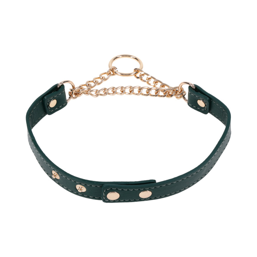 Sportsheets Sex & Mischief Indica Day Collar Green/Gold