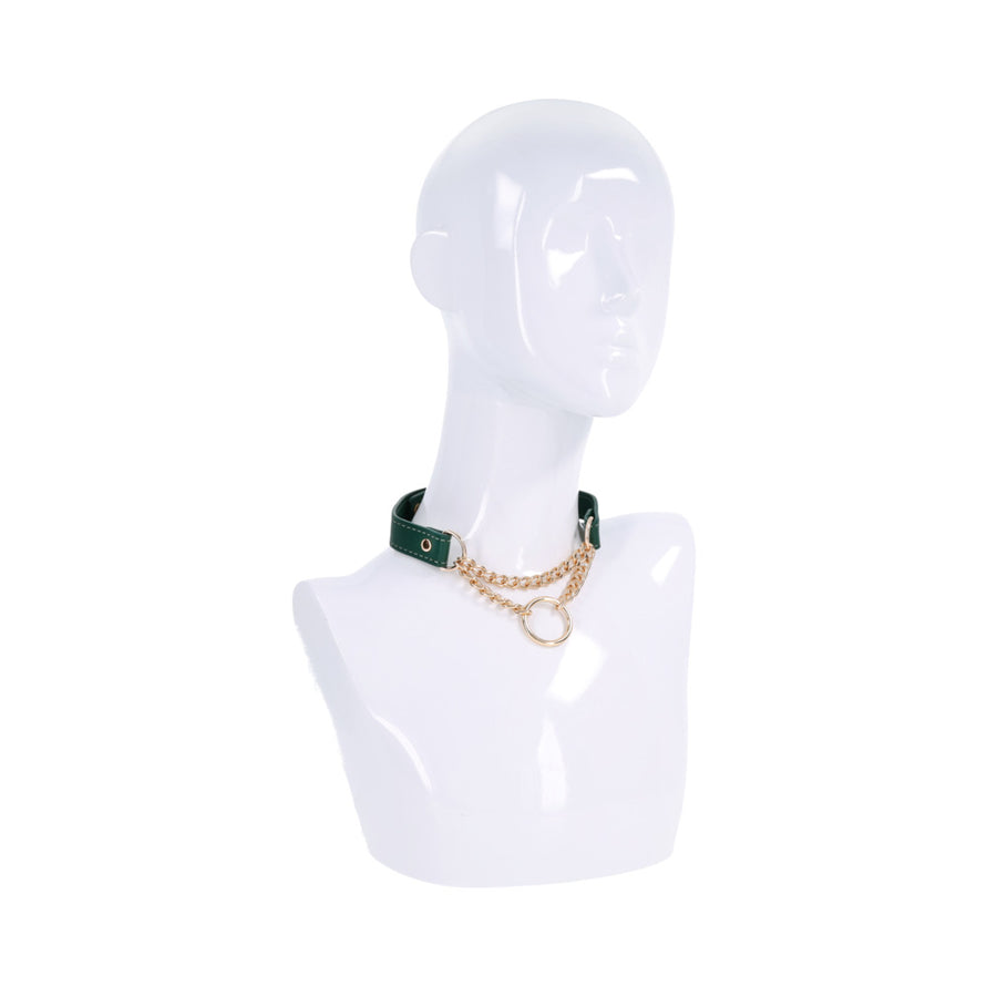 Sportsheets Sex & Mischief Indica Day Collar Green/Gold