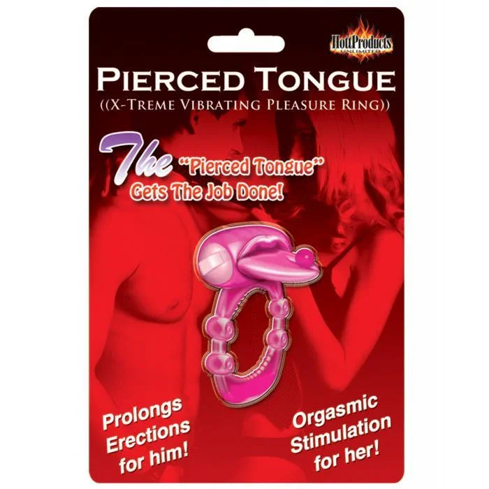 Pierced Tongue X-treme Vibrating Pleasure Ring