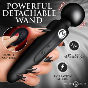 Master Series Thunderstick Thigh Strap Vibrating Wand with Harness