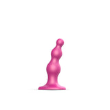 Strap-On-Me Dildo Plug Beads Metallic Raspberry