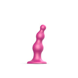 Strap-On-Me Dildo Plug Beads Metallic Raspberry