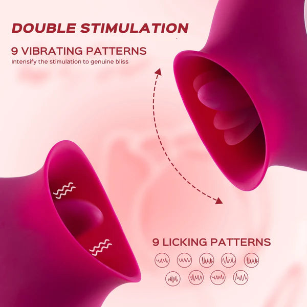 Alvina Clitoral Licking Tongue Vibrator