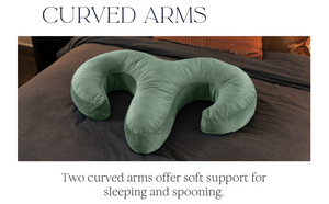 Liberator Arie Duo Couples Dual Toy Mount Support Snuggling & Spooning Pillow