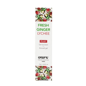 Exsens Arousal Gel Flavored Cooling Pleasure Enhancer Ginger Lychee 0.5 oz