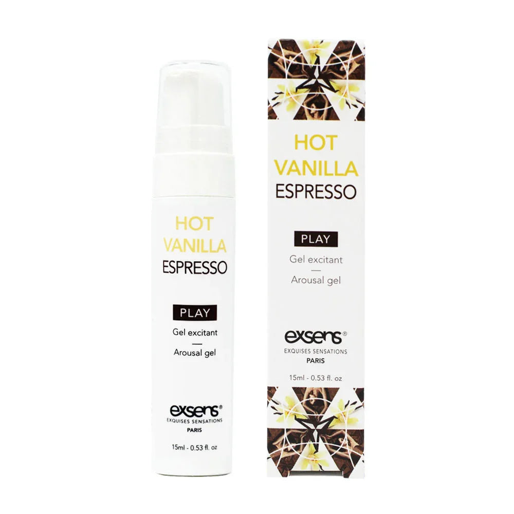 Exsens Hot Vanilla Espresso Cooling Arousal Gel 0.5 oz