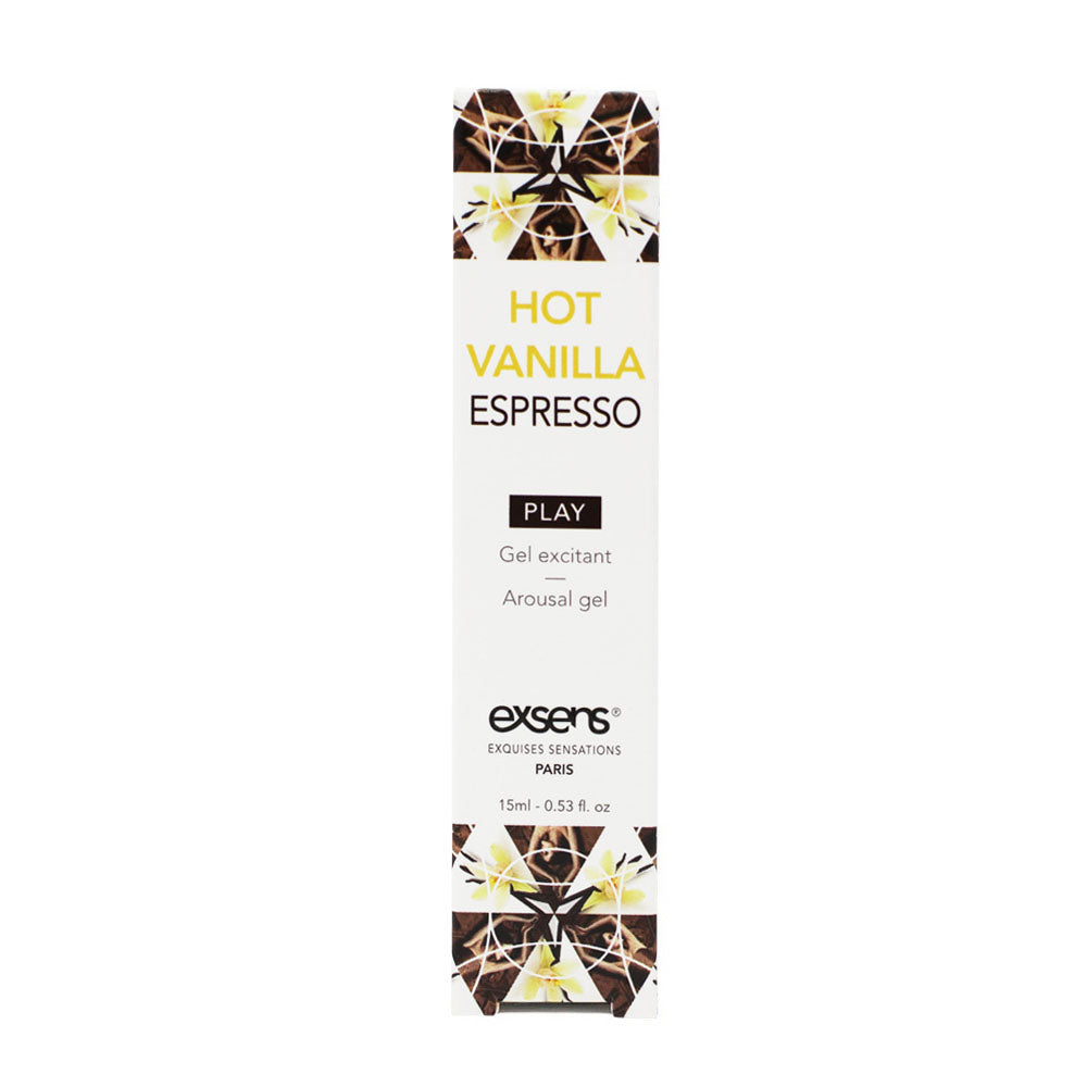 Exsens Hot Vanilla Espresso Cooling Arousal Gel 0.5 oz