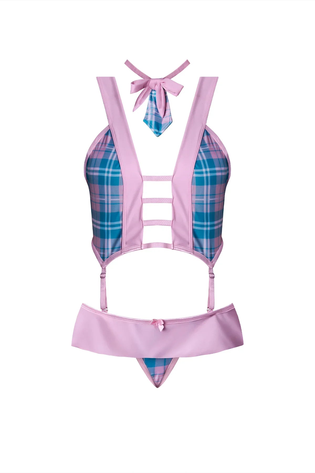 Magic Silk Dress Up Nerdy Nympho Set Costume Pink