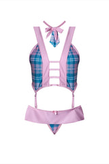 Magic Silk Dress Up Nerdy Nympho Set Costume Pink