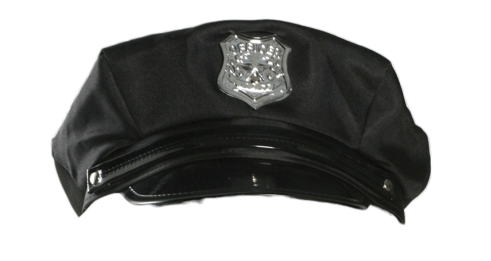 Roma Costume Police Hat Black
