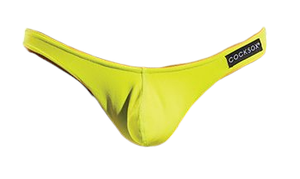 Cocksox Enhancing Pouch Thong Neon Yellow