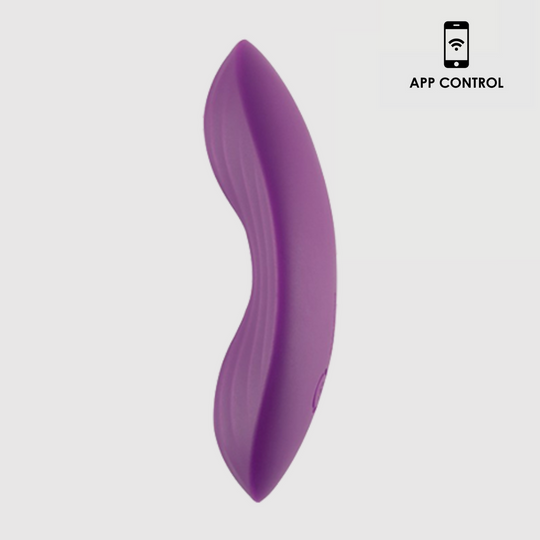 Svakom Edeny Interactive Silicone Clitoral Underwear Stimulator with Panty Violet