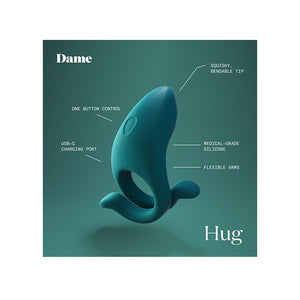Dame Hug 5 Level Vibrating Couples Ring