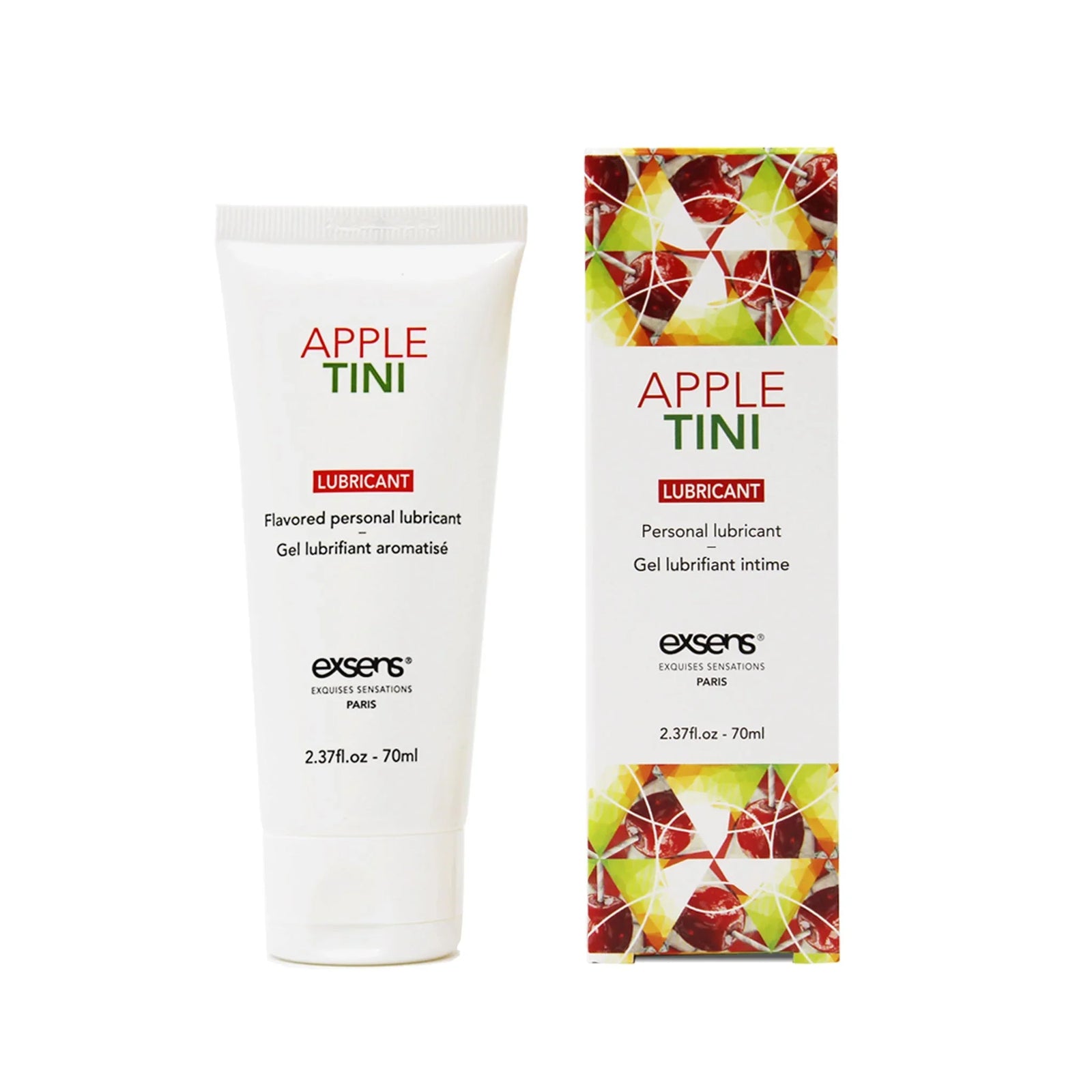 Exsens Appletini Water-Based Flavored Personal Intimate Lubricant 2.4 oz