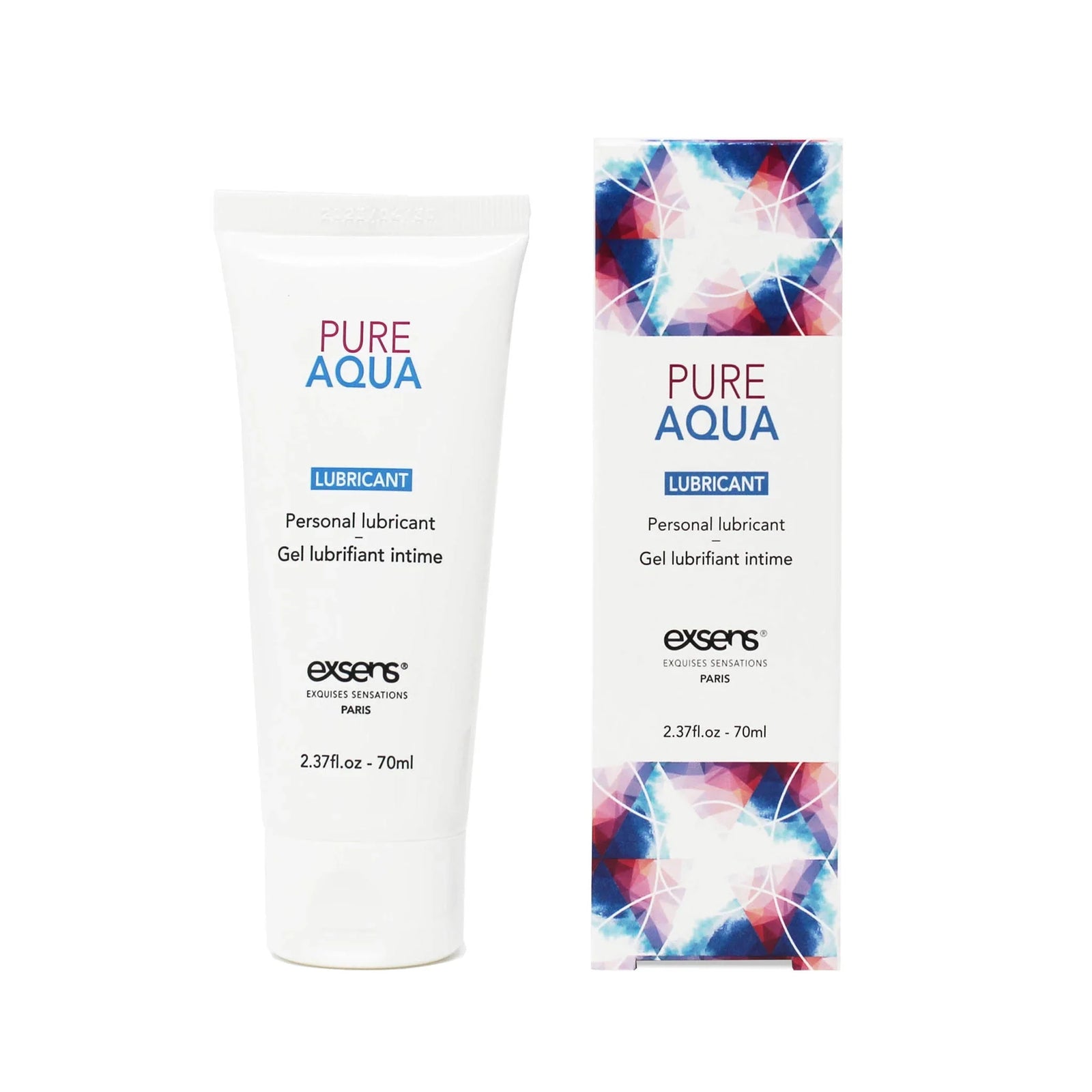 Exsens Pure Aqua Water-Based Personal Intimate Lubricant 2.4 oz