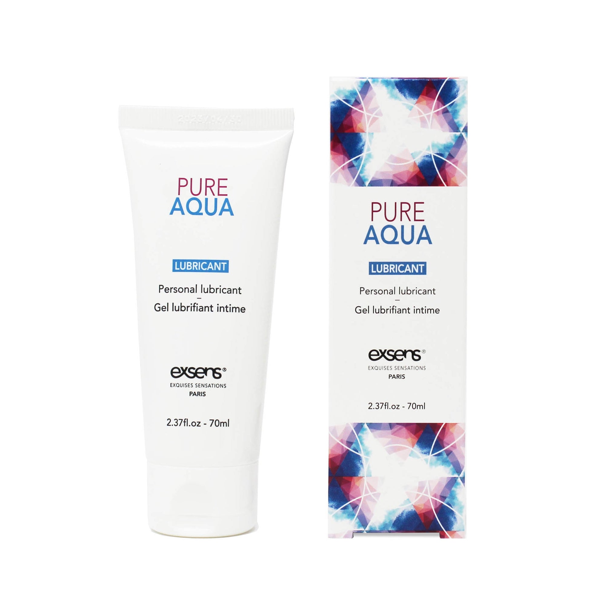 Exsens Pure Aqua Water-Based Personal Intimate Lubricant 2.4 oz